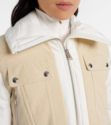 Karei corduroy-trimmed ski suit | Fusalp
