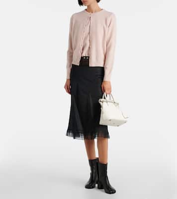 Cardigan Four Stitches in lana vergine | Maison Margiela