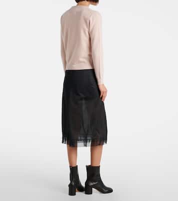 Cardigan Four Stitches in lana vergine | Maison Margiela