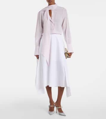 Bing Daisy 100 embellished mesh mules | Jimmy Choo