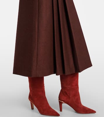 Wesley wool and cashmere midi skirt | Gabriela Hearst