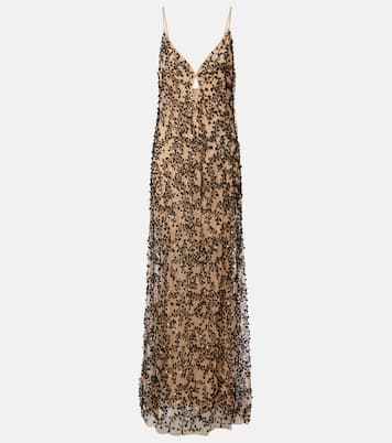 Reinvention embellished mesh gown | Johanna Ortiz