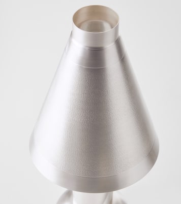 Silver-plated metal table lamp | Natalia Criado