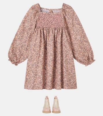 Bella floral cotton dress | Wheat
