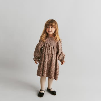 Robe Bella en coton à fleurs | Wheat