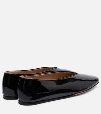 Regency patent leather ballet flats | Le Monde Béryl
