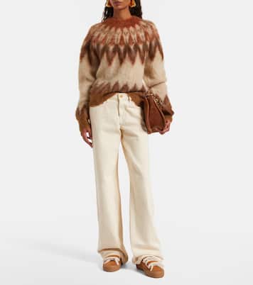 Sneakers aus Veloursleder mit Shearling | Inuikii