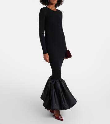 Maxikleid aus Rippstrick | Rotate