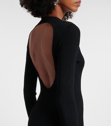 Maxikleid aus Rippstrick | Rotate