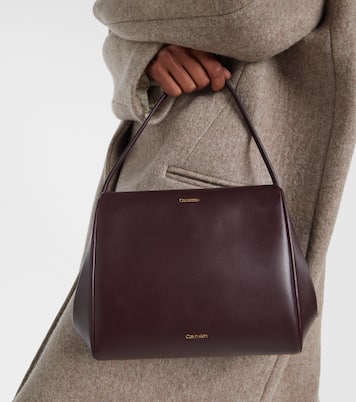 Tina Medium leather shoulder bag | Calvin Klein