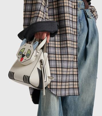 x Louis Wain Futurist Cat Hammock tote bag | Loewe