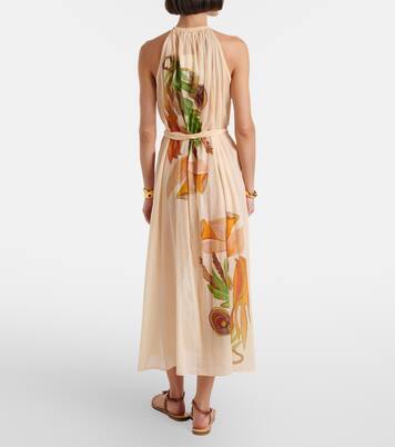 x Anna Zemánková cotton midi dress | Ulla Johnson