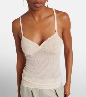 Cami cotton-blend top | Victoria Beckham