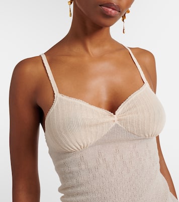 Cami cotton-blend top | Victoria Beckham