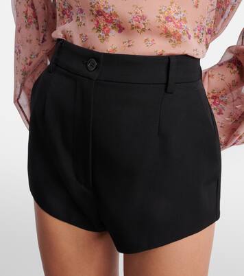 Virgin wool gabardine micro shorts | Dolce&Gabbana