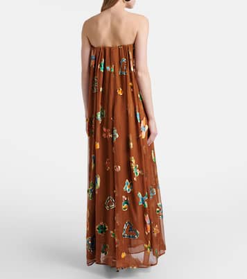 Silk-blend gown | Alémais