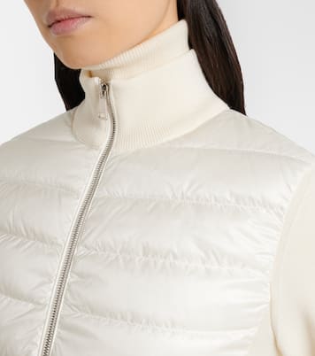Cardigan matelassé en laine vierge | Moncler