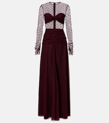 Barbera point d'esprit tulle gown | Rebecca Vallance