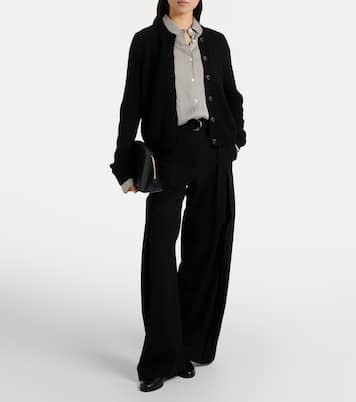 Felicia cashmere and silk cardigan | Lisa Yang