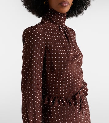 Polka-dot midi dress | Alessandra Rich