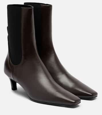 Leather Chelsea boots | Toteme