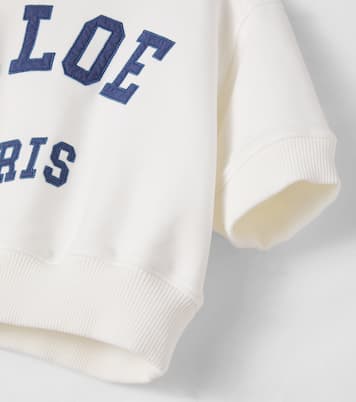 Logo cotton jersey T-shirt | Chloé Kids
