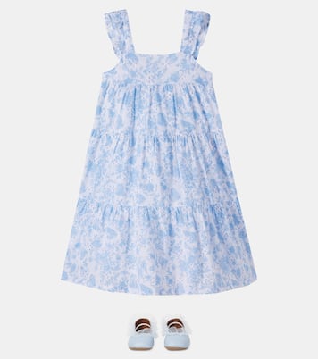 Robe brodée en coton de fleurs | Tartine et Chocolat