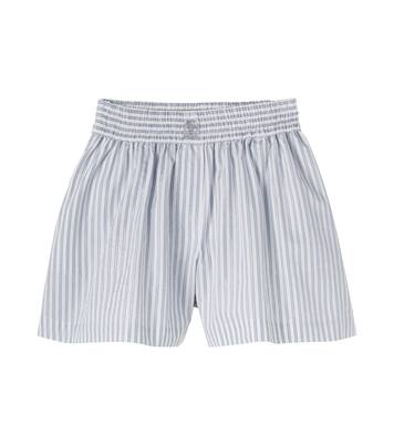 Striped cotton-blend shorts | Brunello Cucinelli Kids