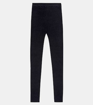 Leggings Comfy de cachemir acanalado | Loro Piana Kids