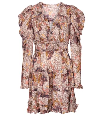 Miniabito Julie a stampa in misto cotone | Ulla Johnson