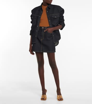 Mini-jupe en jean | Wardrobe.NYC