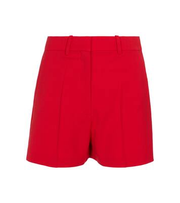 Shorts in misto lana a vita alta | Valentino