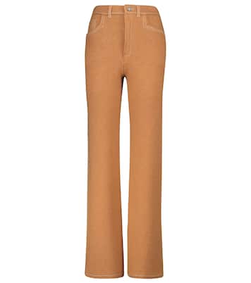 Pantalones punto de cachemir y algodón | Barrie