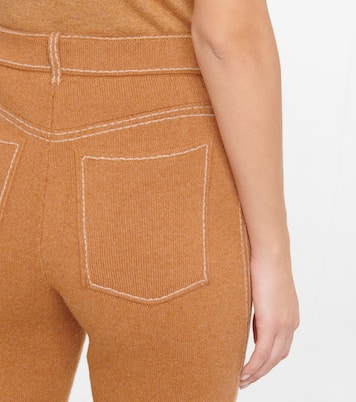 Pantalones punto de cachemir y algodón | Barrie