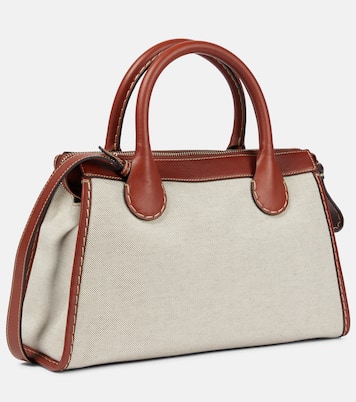 Borsa Edith Medium in canvas e pelle | Chloé