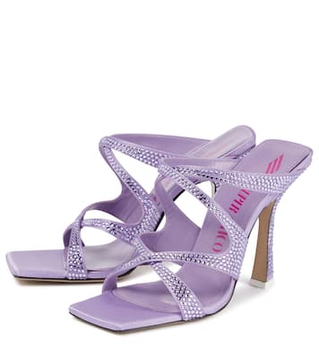 Mules Flora en satin | The Attico
