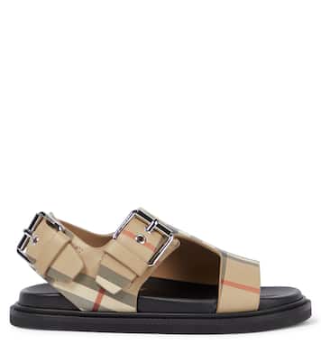 Sandales Vintage Check en cuir | Burberry Kids
