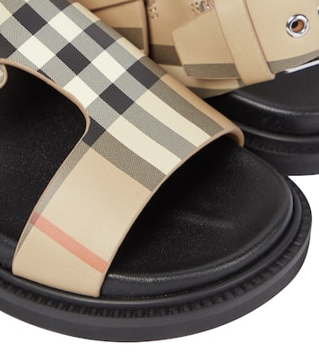 Sandales Vintage Check en cuir | Burberry Kids