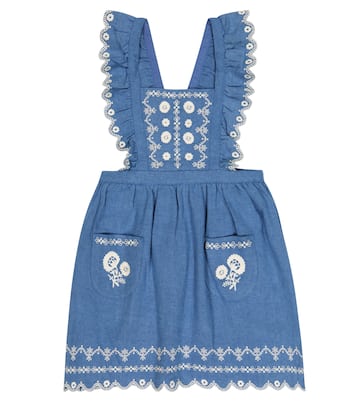 Besticktes Kleid Izzia aus Baumwolle | Louise Misha