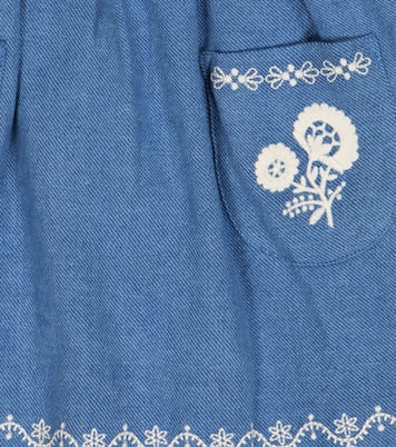 Besticktes Kleid Izzia aus Baumwolle | Louise Misha