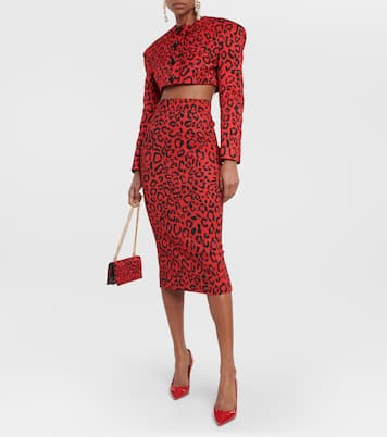 Falda midi tubo estampada | Dolce&Gabbana