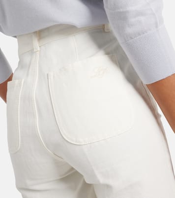 Pantaloni  regular Danbeth in cotone e lino | Loro Piana