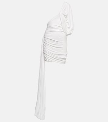 One-shoulder draped minidress | Rick Owens