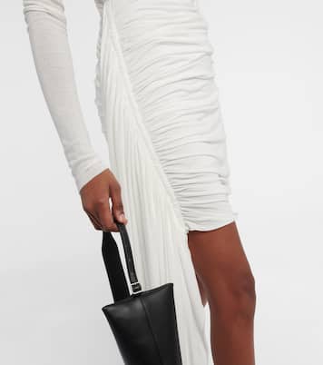 One-shoulder draped minidress | Rick Owens