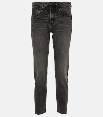 Girlfriend mid-rise slim jeans | AG Jeans