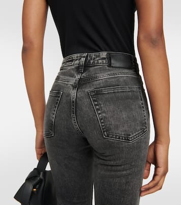 Girlfriend mid-rise slim jeans | AG Jeans