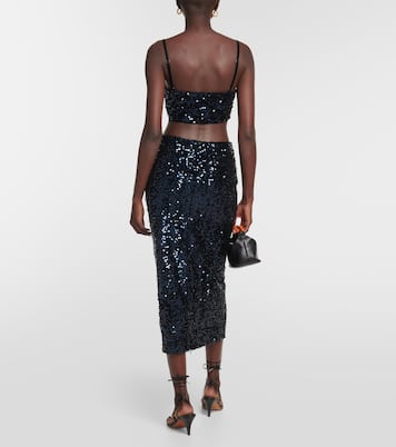 Cropped-Top mit Pailletten | Dorothee Schumacher