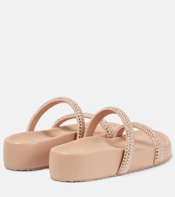 Croisette embellished slides | Gianvito Rossi