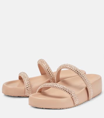 Croisette embellished slides | Gianvito Rossi