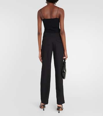White Label high-rise straight pants | Proenza Schouler